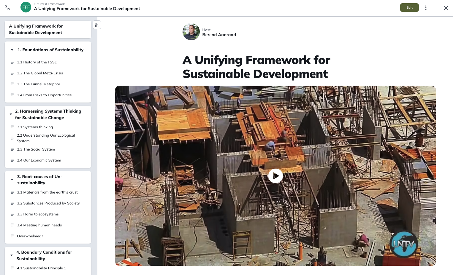 E-learning FutureFit Framework